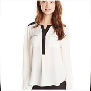 My Michelle Three-Quarter Sleeve Blouse